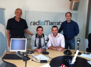 Tertulia Radio Marratxi Toni Tugores, Miguel Ángel Luque, Luis García Langa y Pau A. Monserrat