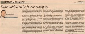 Escaner artículo en "El Económico"