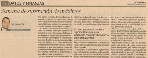 Artículo en El Económico