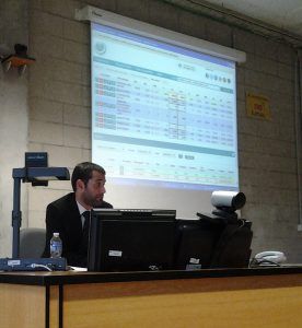 Presentación de Luis García Langa  sobre plataforma operativa GVC Gaesco en la UIB