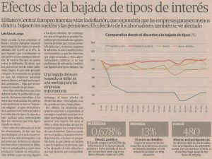 Copia del artículo en "El Económico"