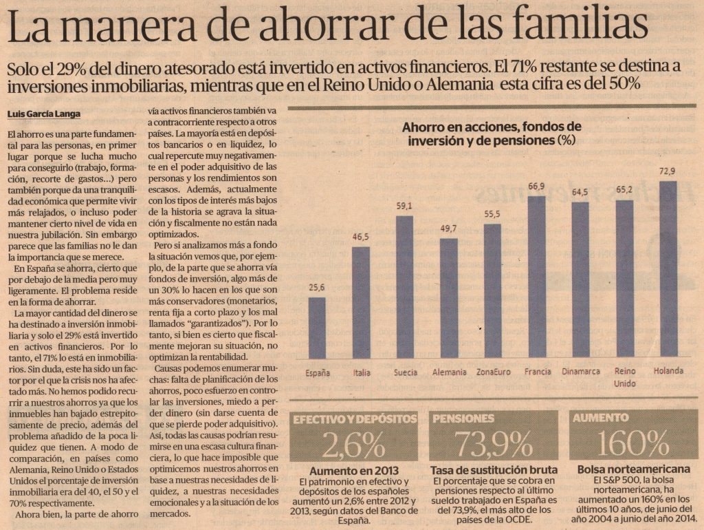 Artículo en El Económico