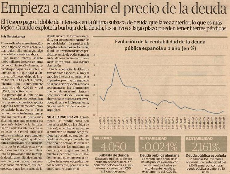 El Económico deuda