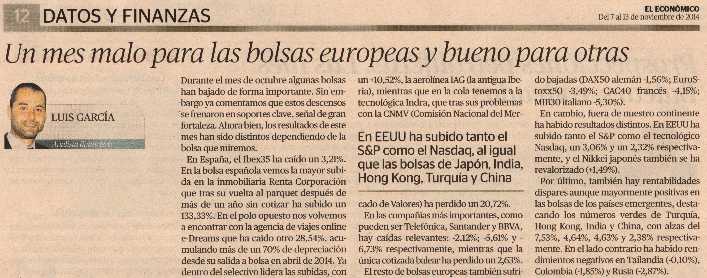 "El Económico" bolsas